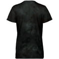 thumbnail image 3 of Holloway Sportswear S Womens Stock Cotton-Touch Poly Tee Black Cloud Print 222796, 3 of 5