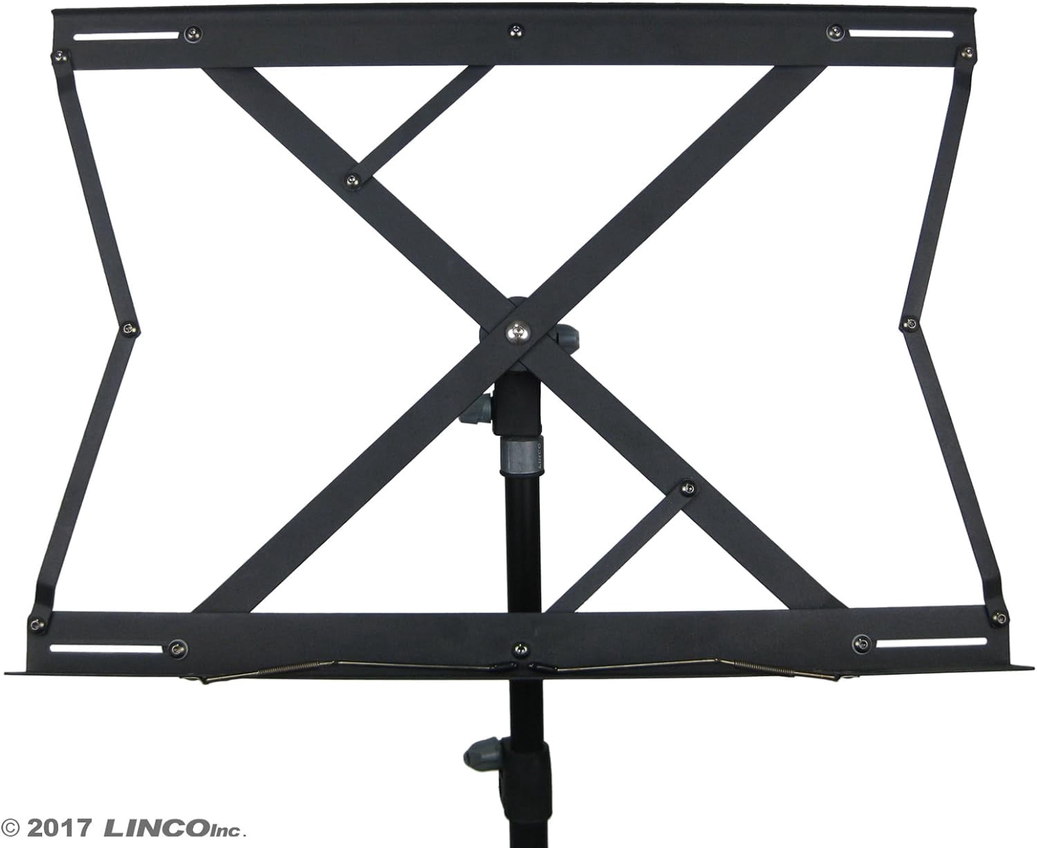 LINCO 60” Portable Folding Sheet Music Stand with Carrying Bag, Adjustable Heavy Duty Metal Music Stand-8804