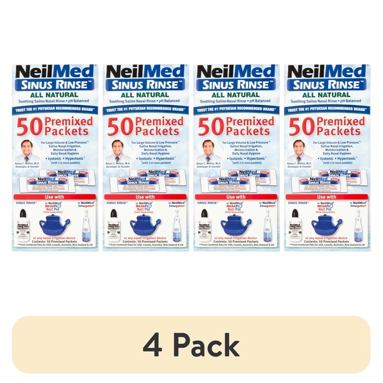NeilMed Sinus Rinse Packets, 4-Pack (200 Total Packets) photo 1