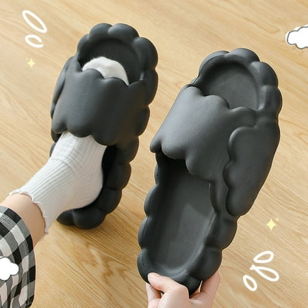 

Colorful Cloud Slippers Spa Massage EVA Thick Cushion Sandals Indoor and Outdoor