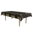 thumbnail image 2 of Metallic Happy Retirement Tablecover, 2 of 2