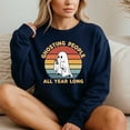 thumbnail image 4 of Ghosting People All Year Long Halloween Ghost – T-Shirt, Hoodie & Sweatshirt – Spooky Fun Apparel – Halloween Enthusiasts, 4 of 6