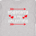 thumbnail image 4 of Inktastic Mommy is My Valentine Cute Hearts Boys or Girls Long Sleeve Toddler T-Shirt, 4 of 5