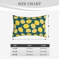 thumbnail image 6 of Fotbe Lemon Pillow Cases - Envelope Closure - Luxury, Extra Soft, Cooling Pillow Covers - Wrinkle, Fade, Stain Resistant-14"x20", 6 of 9