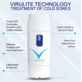 thumbnail image 3 of Virulite 2.0 Enhanced Penetration Infrared Light Therapy Device for Cold Sores - Handheld Light Therapy Wand, Safe Lip, Mouth and Cold Sore Treatment - Portable Infrared Wand Device, 3 of 7
