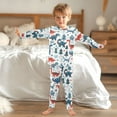 thumbnail image 6 of joogoo Funny Cartoon Dinosaurs 2 Piece Long Sleeve Tee and Pants Cotton Pajama Set 4T, 6 of 7