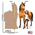 thumbnail image 2 of Advanced Graphics Spirit and Lucky Prescott Spirit Cardboard Stand-Up, 41" x 76", 2 of 3