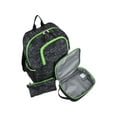 thumbnail image 4 of Fuel Unisex 4-Piece Combo Backpack with Lunch Box, Storage Case and Shoe Pouch, Midnight Neon Camoflauge, 4 of 11