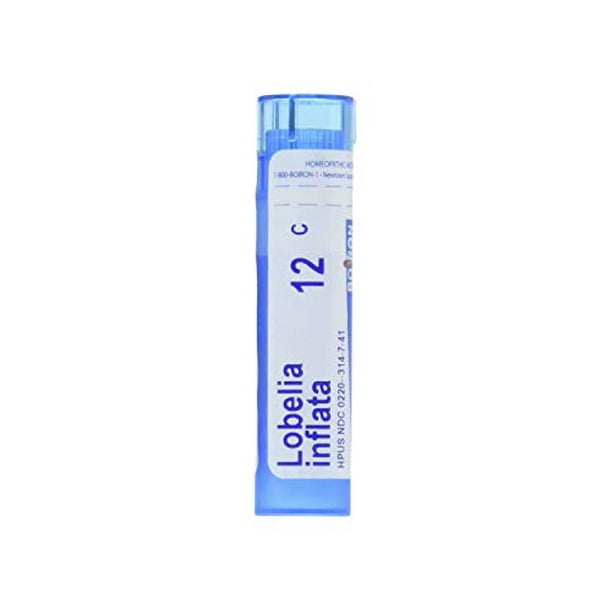 Boiron Lobelia Inflata 12C, 80 Pellets, Homeopathic Medicine for