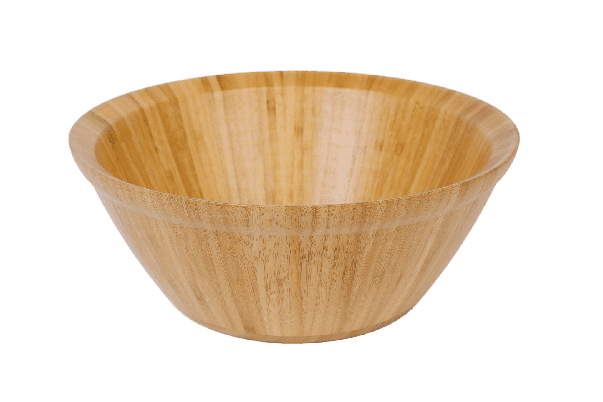 Winco WWB-6 6-Inch Woven Wood Salad Bowl 