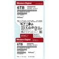 thumbnail image 2 of Disco Duro Western Digital WD Red Pro de 6 TB, 3,5", SATA, 6 Gb/s, 2 of 7
