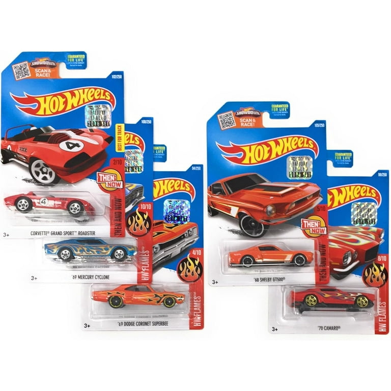 Hot Wheels Muscle Car Madness 5 Pack Random Diecast Bundle Set