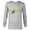 Athletic Heather, variant on Disney Mickey and Friends Goofy Lettering Classic - Long Sleeve T-Shirt for Men – Customized-White
