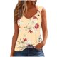 thumbnail image 2 of Puntoco Tops de cuello cuadrado, camisetas sin mangas para mujer, camisetas de verano, blusas holgadas informales sin mangas con cuello redondo, 2 of 5