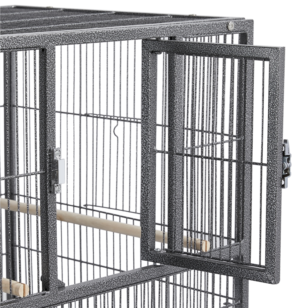 Yaheetech 41.5''H Stackable Wide Bird Cage with Rolling Stand,Black - image 5 of 10