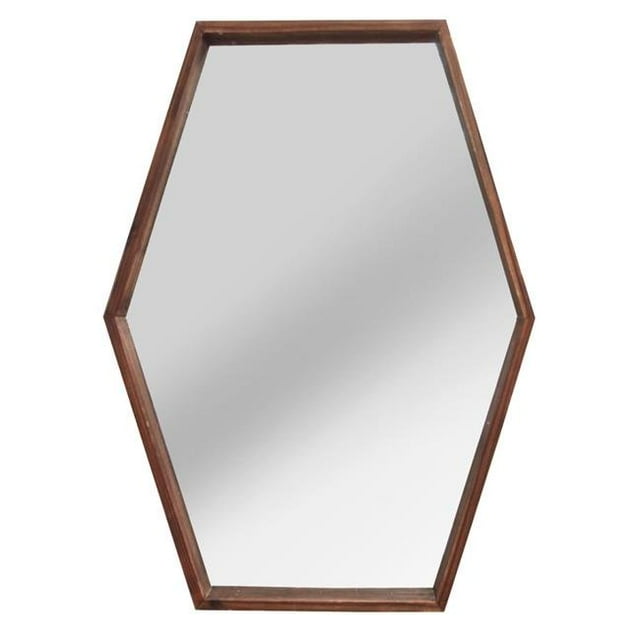 Home Roots 321306 Handcrafted Wood Mirror with Decorative Frame