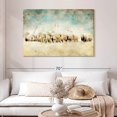 thumbnail image 2 of Elephant Stock Roaming Horses Wall Art - Horizontal Canvas Wall Art - Living Room Wall Decor - Animal Canvas - Blue And Brown Decor By Ynon Mabat - 48" x 32", 2 of 8