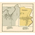 thumbnail image 2 of Beers 22x20 White Modern Wood Framed Museum Art Print Titled - Leipsic, Frederica Delaware Landowner - Beers 1868, 2 of 4