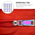 thumbnail image 4 of Miangastore Zipper Parts Square Holes 10Pcs 0.5X1.7In, 4 of 8