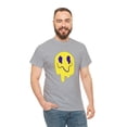 thumbnail image 5 of Purple eye smiley face graphic t shirt Unisex Heavy Cotton Tee, 5 of 8