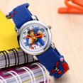 thumbnail image 4 of Kid Boys Spiderman Cartoon Silicone Watch Superhero Quartz Wrist Watch Gift For Primary School StudentBlue, 4 of 4