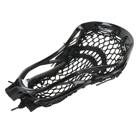 Powerful Nylon 2F FaceoffLacrosse Head Strung with Type 4f Mesh, Strung Lacrosse Head for Competition Offensive Defensive Strategies with Various Lacrosse Equipment