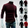 thumbnail image 1 of Tricot à Col Roulé pour Hommes, Chandail d'Hiver, 1 of 4