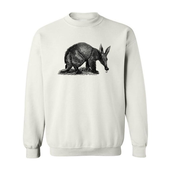 Aardvark Sketch Sweatshirt Men -Image by Shutterstock, Male 5X-Large