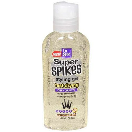 LA Bella: Styling Gel Defy Gravity Extreme Hold Super Spikes, 2 Oz