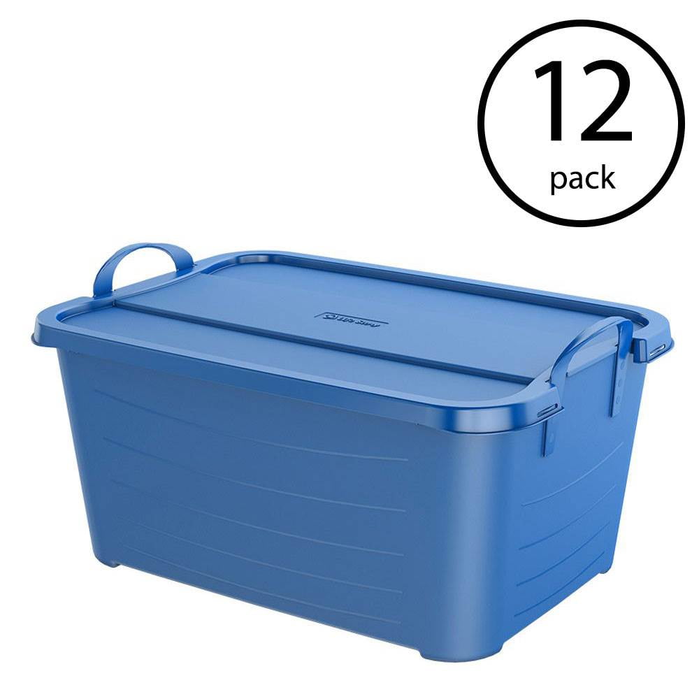 Life Story Large 32-Gallon (128-Quart) Clear Heavy Duty Tote with Latching  Lid in the Baskets & Storage Containers department at