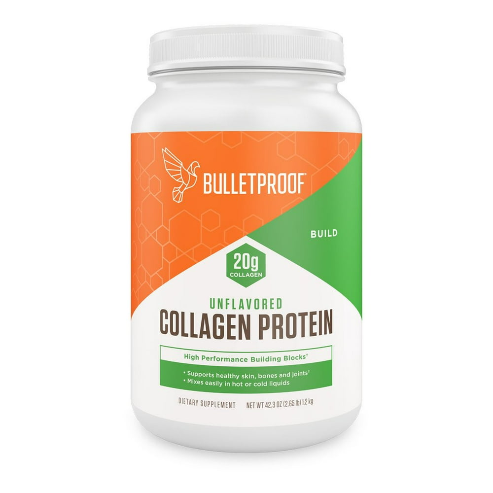 Bulletproof Collagen Protein Powder, Unflavored, Keto Friendly, 18g Protein, 42.3 Ounces