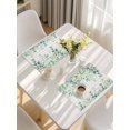 thumbnail image 5 of Eucalyptus Leaves Placemats Set of 8, Summer Botanical Placemats for Dining Table, Place Mats for Kitchen Tabletop, Waterproof Wipeable Dining Table Mats Set, 5 of 9