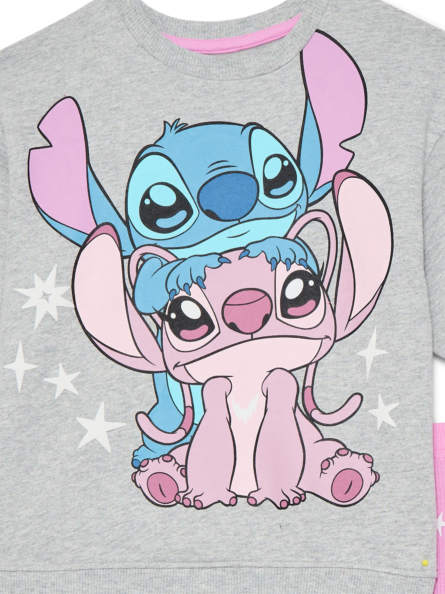 Stitch Toddler Girls Graphic Crewneck Sweatshirt and Flare Leggings Set, 2 Piece, Sizes 12M-5T