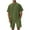 Army Green, variant on Ohufall Men Plus Size Outfits Sets Summer 2 Piece Sets Casual Short Sleeve Round-neck Tee Tops and Loose Wide Leg Shorts with Pockets Fashion Solid Tracksuit Sets for Men