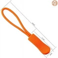 thumbnail image 2 of Namzi Replacement Zipper Pulls, 10 Pcs Orange Zipper Pull Cord Extender Nylon Rope, for Jackets, Purses, Universal Zipper Replacement, 2 of 5