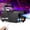 Auto with 3 LED lights, variant on Fog Machine Mini Machine 13 Colorful Lights 500W 2500CFM Small with Remote Control Mode Portable for Indoor Outdoor Party Wedding Halloween DJ and Stage Effect,Fuse Protection