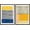 BLACK, variant on IDEA4WALL Framed Canvas Print Wall Art Yellow, Blue & Orange Color Block Variety Geometric Abstract Art Minimalism Mid-Century Modern Colorful for Living Room, Bedroom, Office - 24"x36"x2 Natural