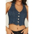 thumbnail image 3 of Levi's Women's Dark Wash Denim Halter Top - 001ST-0001   US, 3 of 4