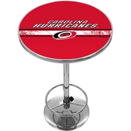 NHL Chrome Pub Table, Carolina Hurricanes