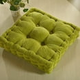 thumbnail image 2 of LHWEN Thick Corduroy Cushion Pads 2.8 Inch Soft Round Square Chair Pad 16x16 Inch Floor Cushion Seat Mats for Meditation Yoga Living Room Dining Kitchen Patio, 2 of 6