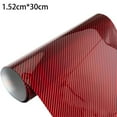 thumbnail image 1 of Lefu Autocollants de Voiture Brillants Arc-en-Ciel Fibre de Carbone Rouges Autocollants de Moto en Vinyle, 1 of 9
