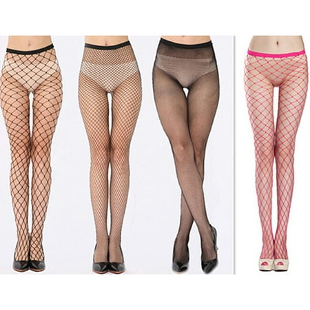 

Taluosi Women Sexy Fishnet Hollow Pantyhose Punk Stockings Stretchy Tights One Size