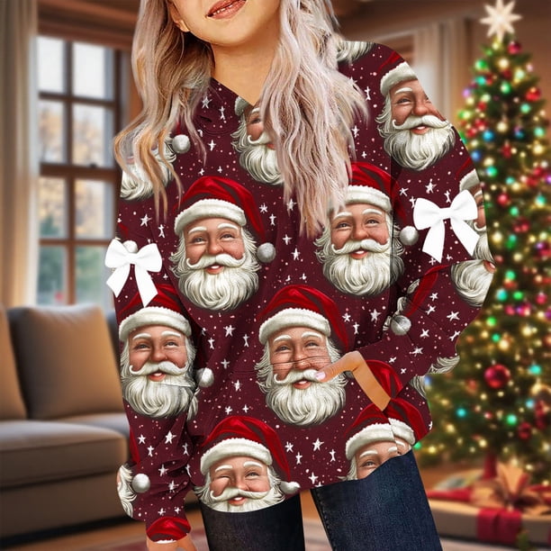 Sudadera con capucha para niños, moderna, informal, holgada, con estampado de manga larga, gorro con bolsillo de cuerda, sudadera de poliéster para niños.