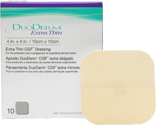 DuoDerm CGF Hydrocolloid Dressing  Extra Thin, 3'' x 3'' Strip - 1 Count