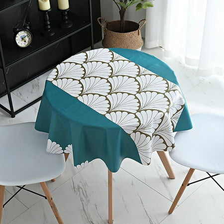 

Tablecloths Outdoor Tablecloths Scratch-Resistant Round Easy To Clean Desktop Decoration Garden Decoration Garden 100 cm 100CM 1PCS