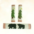 thumbnail image 3 of 3Pcs Christmas Tree Black Bear Refrigerator Handle Covers Set Cartoon Fridge Door Covers Protective Kitchen Appliance Covers, 3 of 9