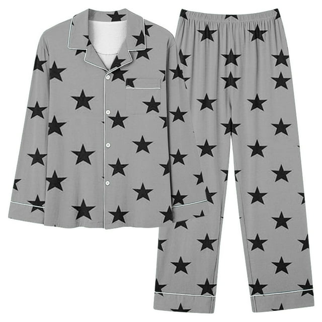 Besolor Ensembles de Pyjama Doux pour Femmes - Ensemble de Pyjama pour Femmes - Pyjamas pour Femmes - Vêtements de Nuit à Manches Longues Vêtements de Détente pour Femmes