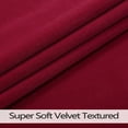 thumbnail image 6 of 2 Pcs Velvet Curtains Panels, Soft Luxury Rod Pocket Shade Curtain Drapes Home Decor, 6 of 9