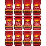 Folgers 20083 Classic Roast Instant Coffee Crystals, 3 Ounces, 100% Pure Coffee, Medium Roast, Easy-Open Flip Top Lid, Portable Plastic Jar, Pack Of 12