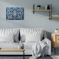 thumbnail image 2 of Stupell Industries Blue White Leaf Gilding Pattern Painting Canvas Wall Art by Daphne Polselli, 2 of 6